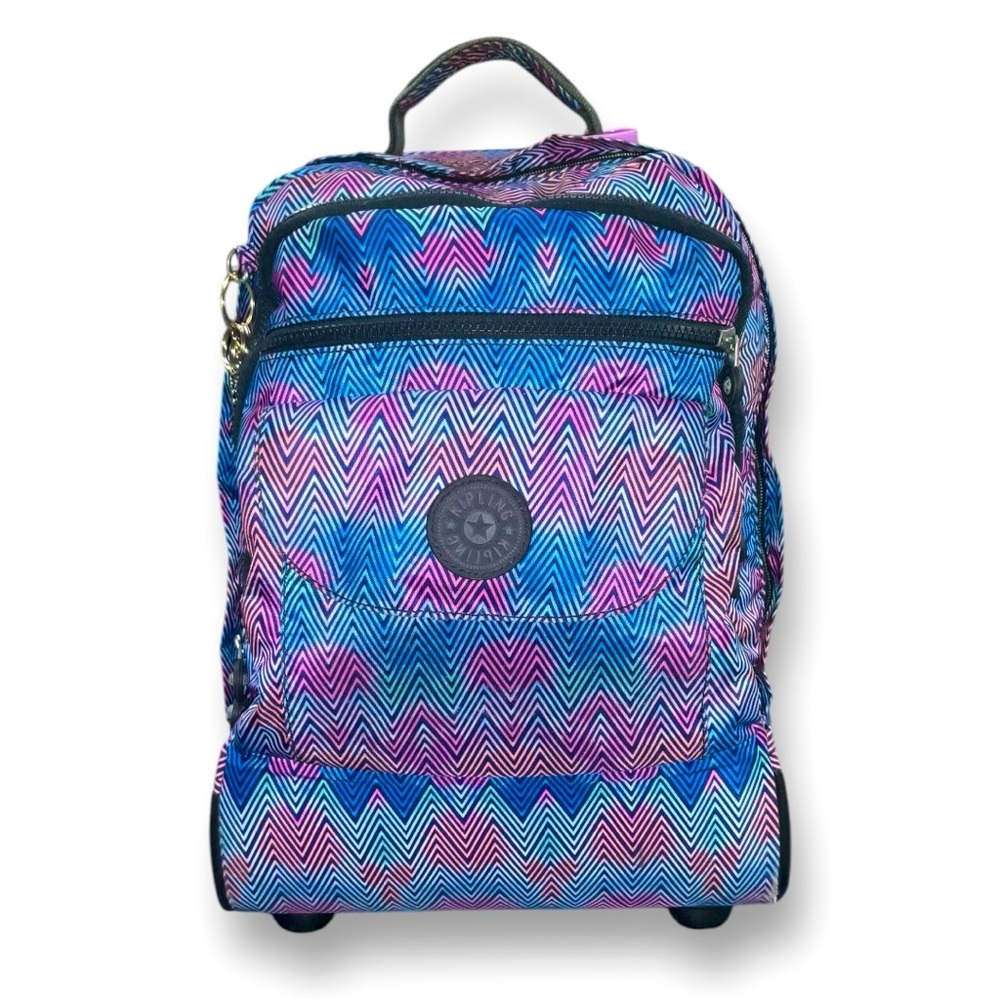 Kipling Multicolor Zigzag Backpack - image 1